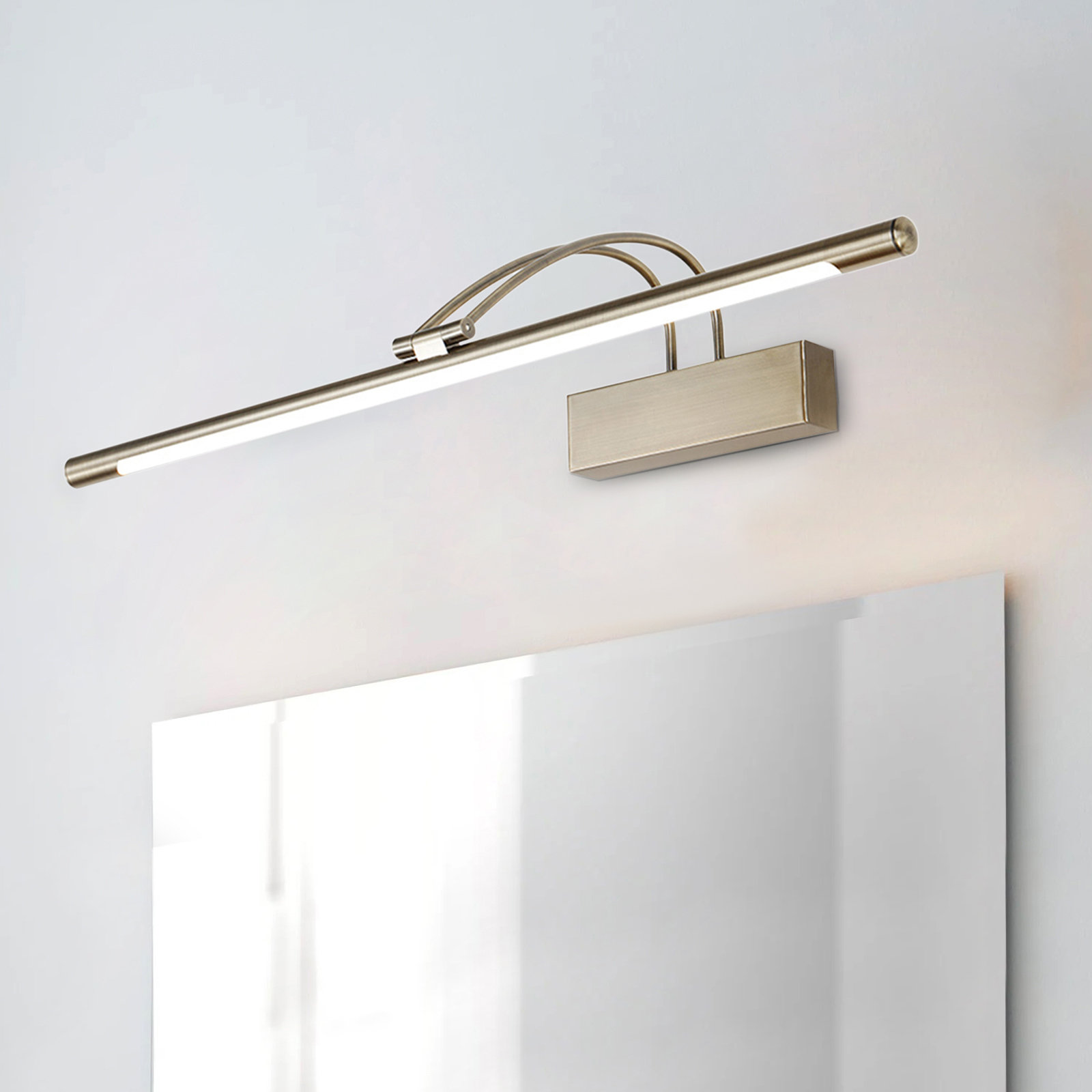 Wade Logan® Hyler 1-Light LED Vanity Light & Reviews | Wayfair Wade Logan® Hyler 1-Light LED Vanity Light & Reviews | Wayfair
